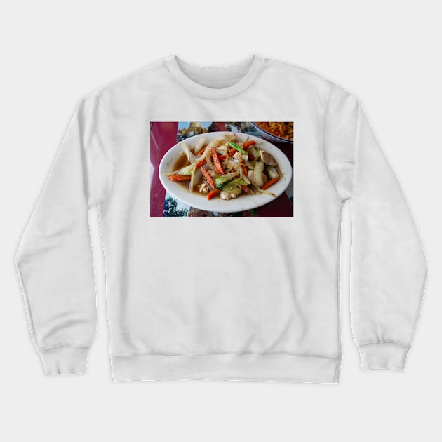 Thai ginger stir fry Crewneck Sweatshirt by Beccasab photo & design